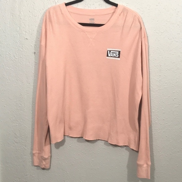 VANS STAND DOWN L/S PEACH THERMAL TOP - Picture 3 of 9